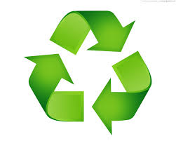 Recycling symbool, maake je eigen meubelen van rcycling hout.