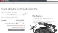 Download Sketchup 3D software.