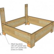 Stap5 van de gratis bouwtekening voor een palletstoel.
